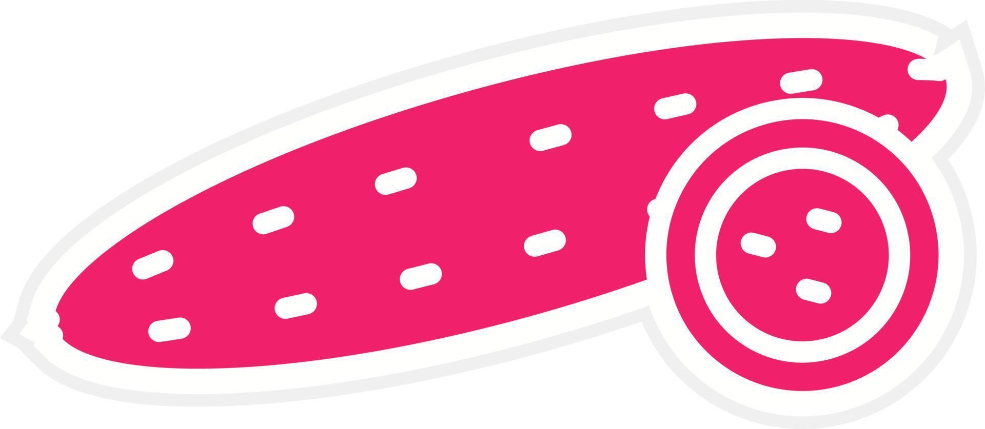 Cucumber Vector Icon Style