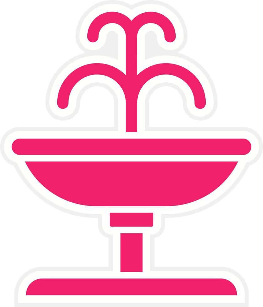 Fountain Vector Icon Style