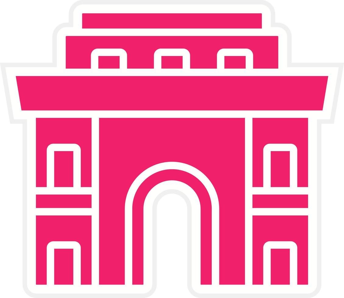 arco vector icono estilo