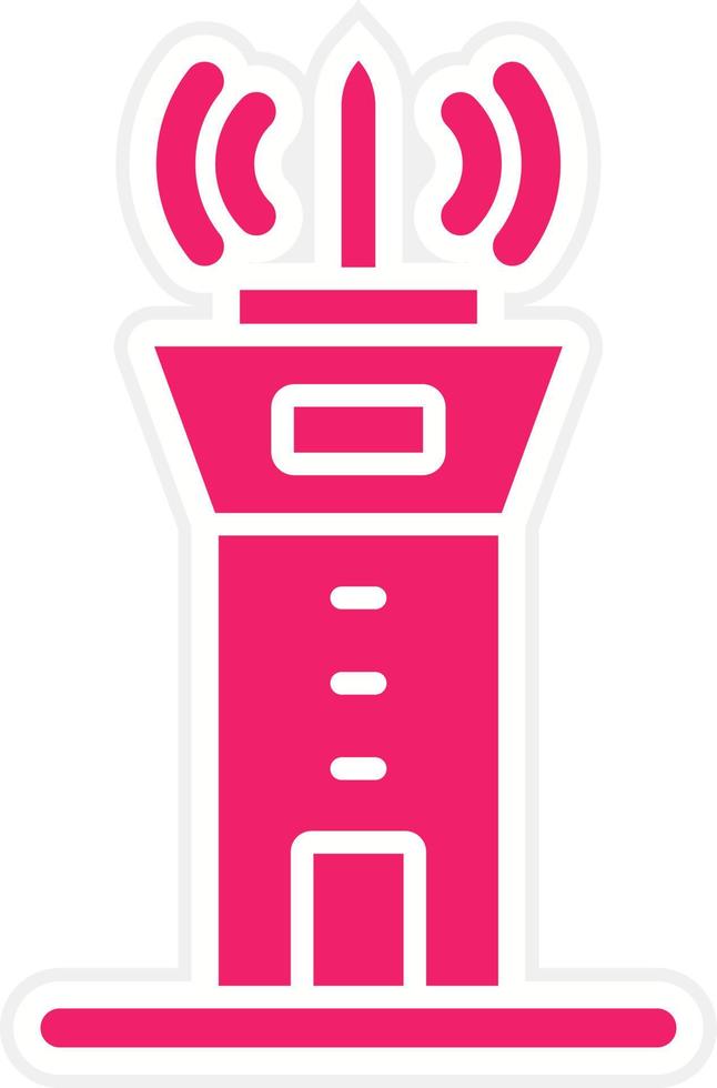 Control Tower Vector Icon Style