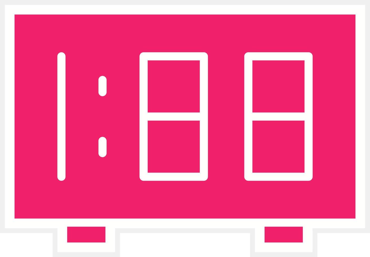 Digital Clock Vector Icon Style