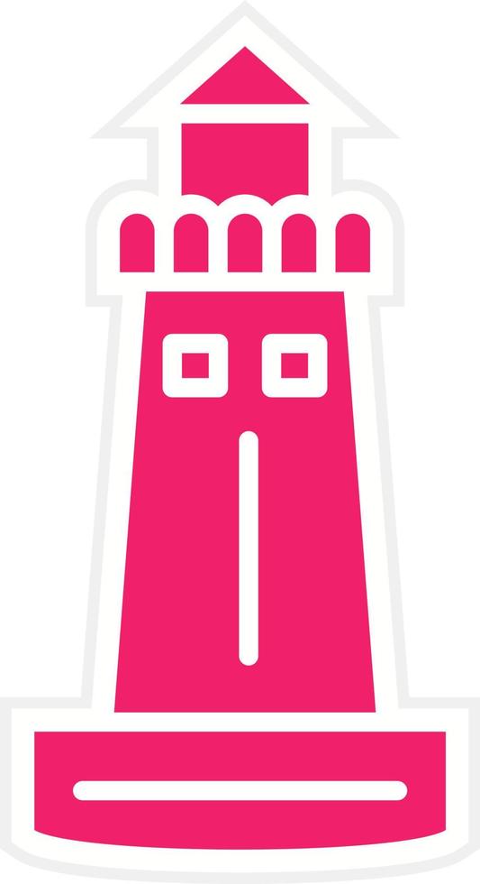 Lighthouse Vector Icon Style