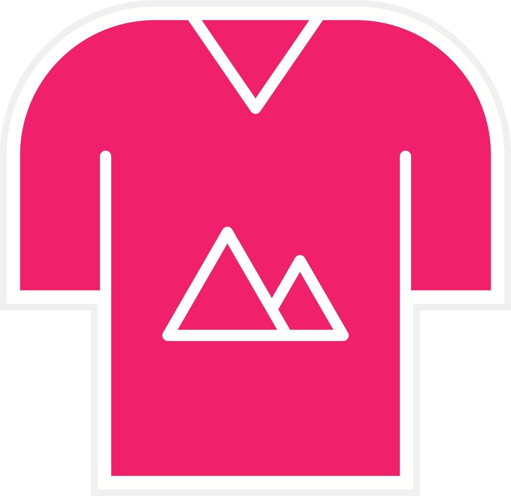 T Shirt Vector Icon Style