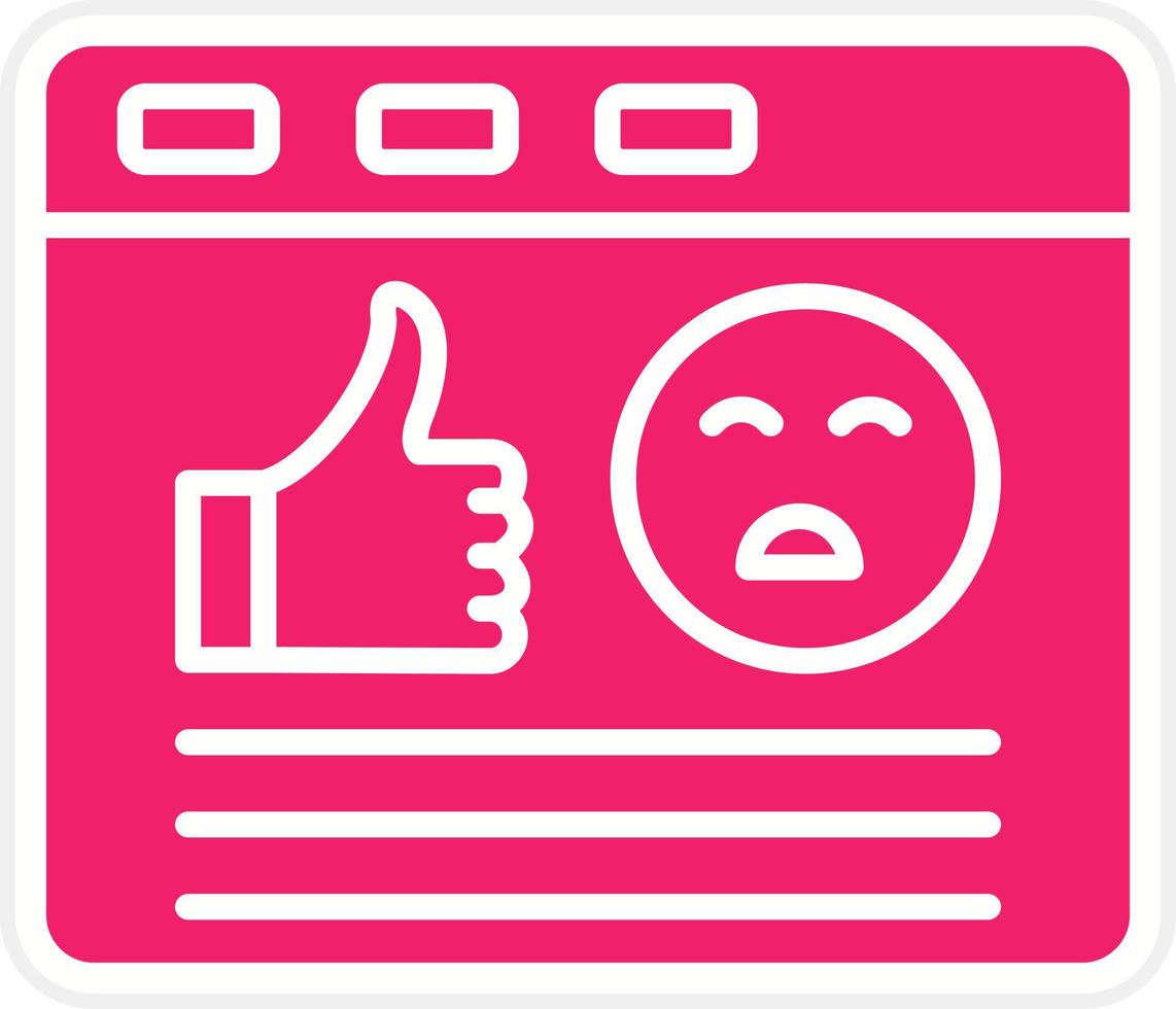 Complaint Vector Icon Style