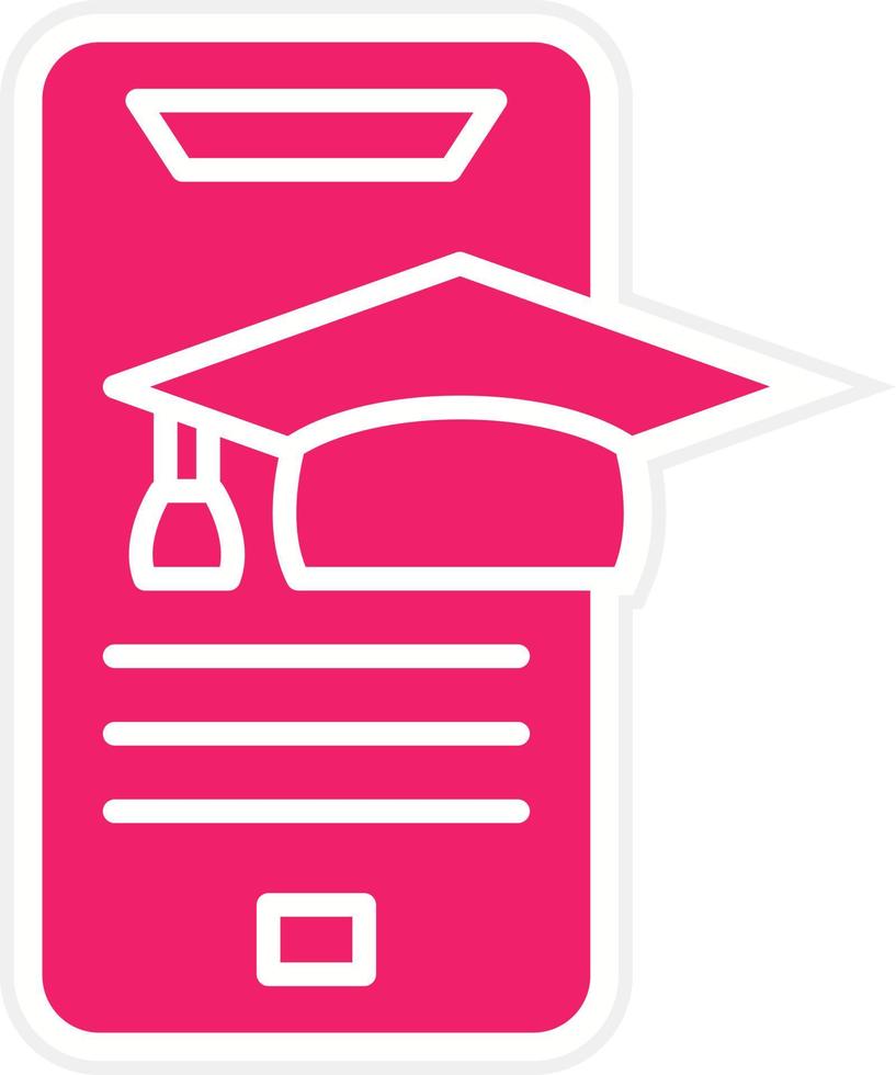 Online Education Vector Icon Style