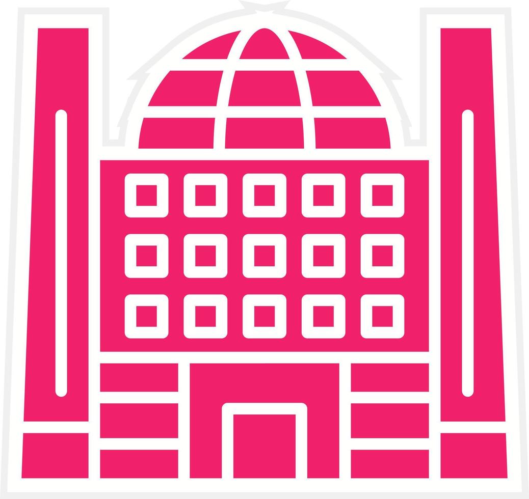 Expo Center Vector Icon Style