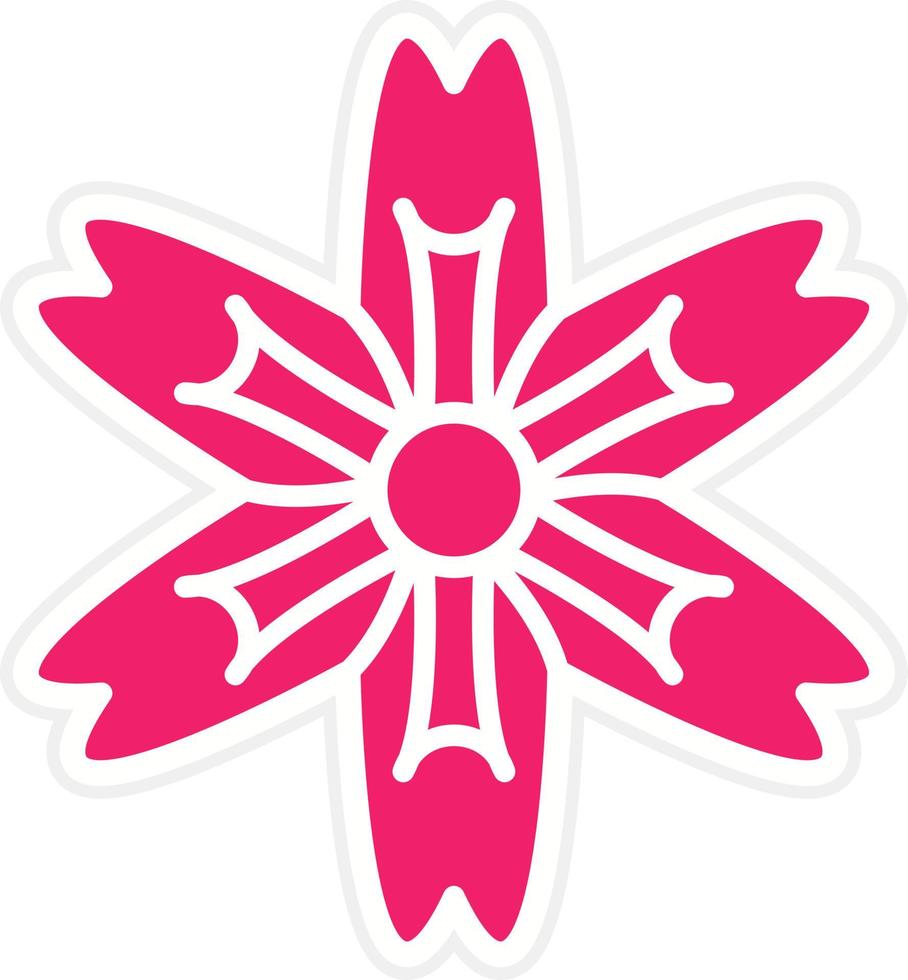 Nasturtium Vector Icon Style