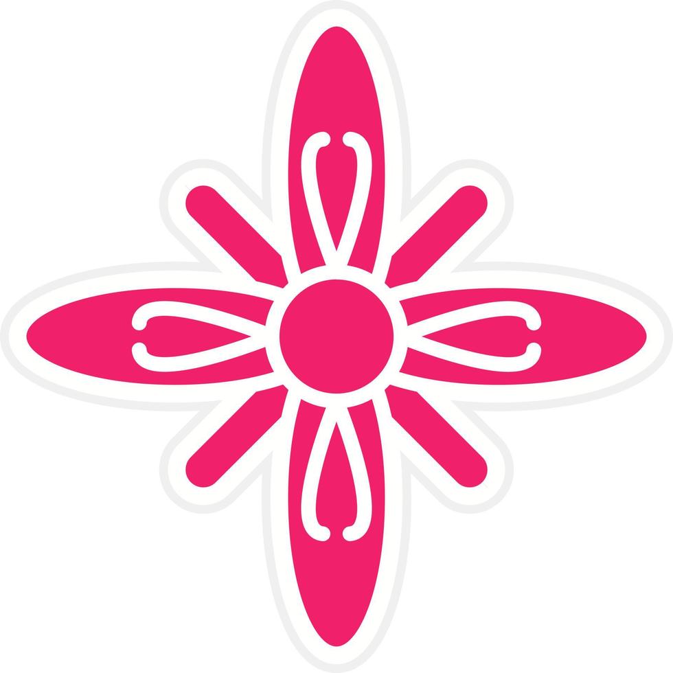 Garlic Mustard Vector Icon Style