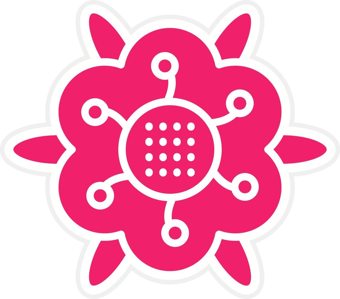 Strawberry Blossoms Vector Icon Style