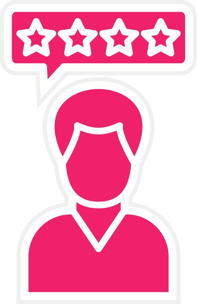 Reviews Vector Icon Style