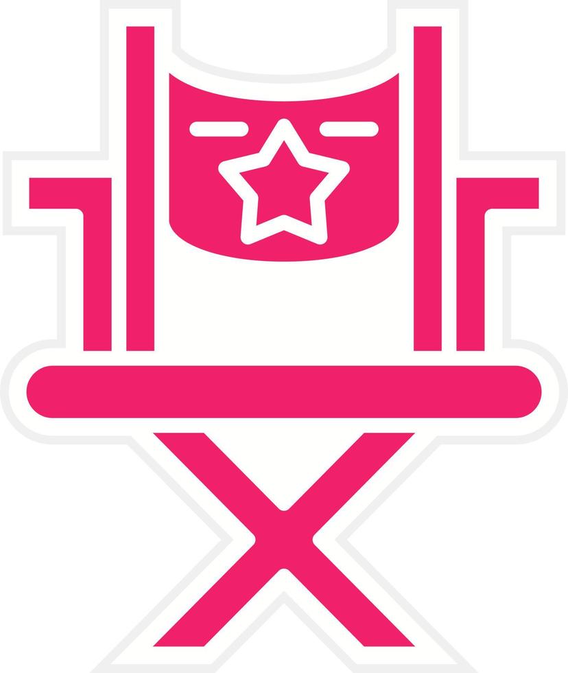 Director Chair Vector Icon Style