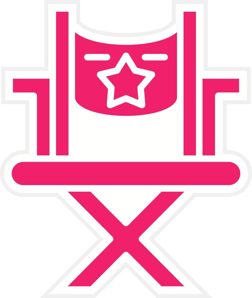 Director Chair Vector Icon Style