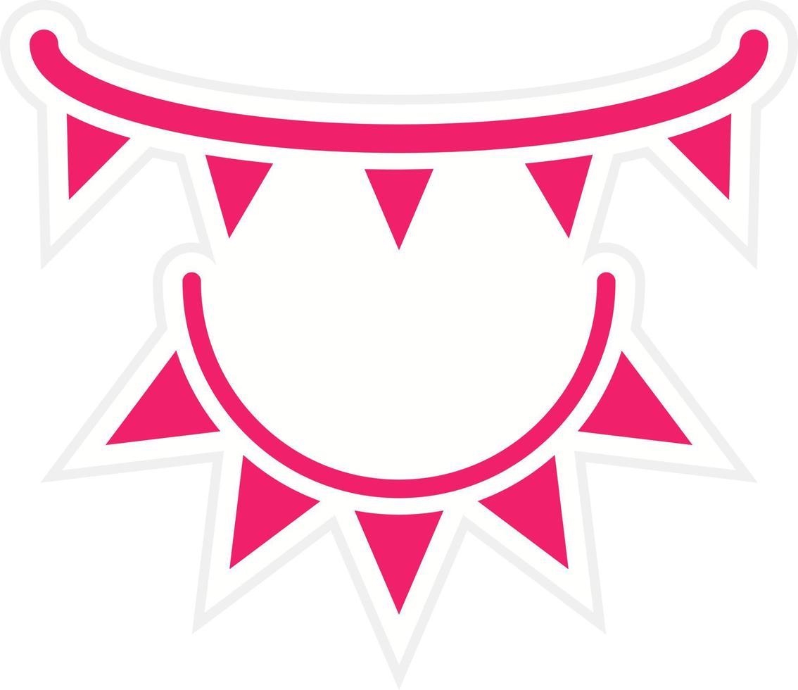 Garlands Vector Icon Style