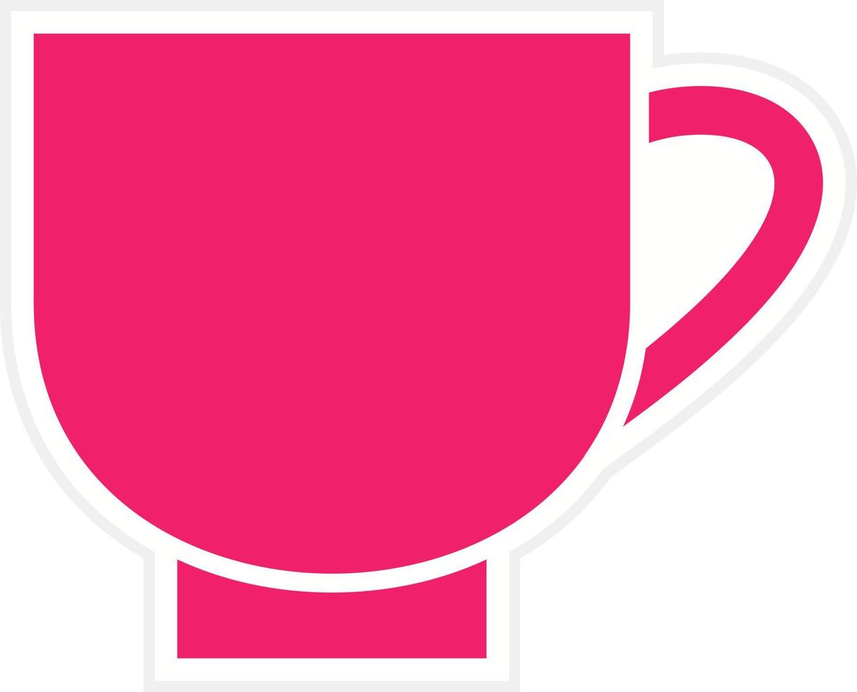 Coffee Cups Vector Icon Style