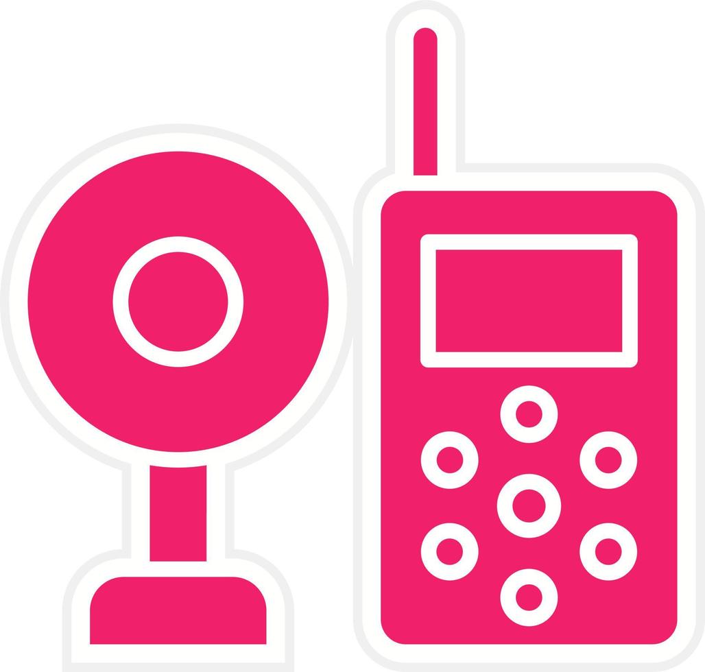 Baby Monitor Vector Icon Style