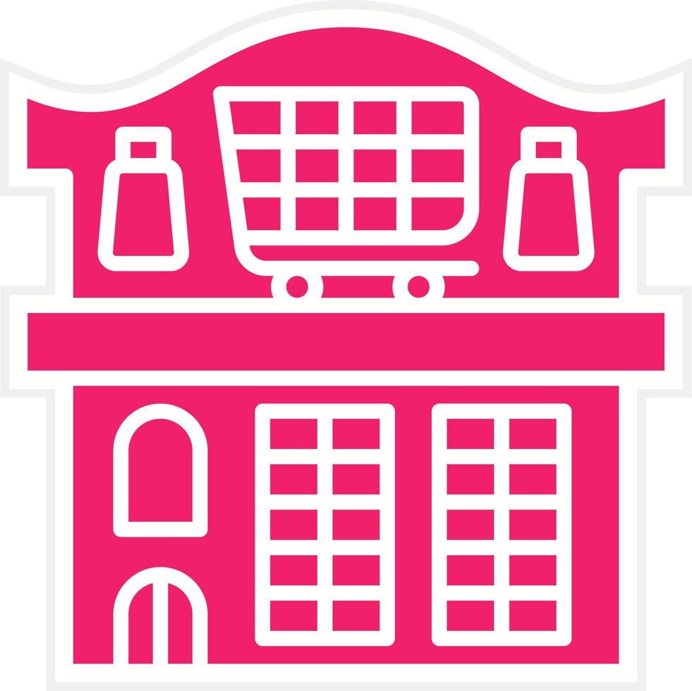 Supermarket Vector Icon Style