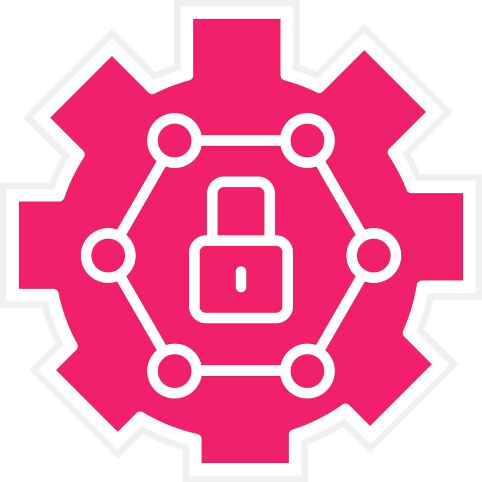 Cyber Security Vector Icon Style