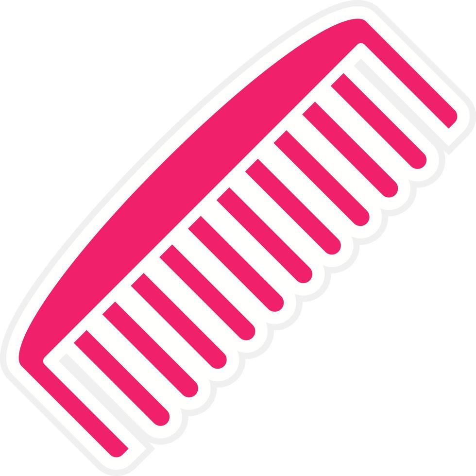 Comb Vector Icon Style