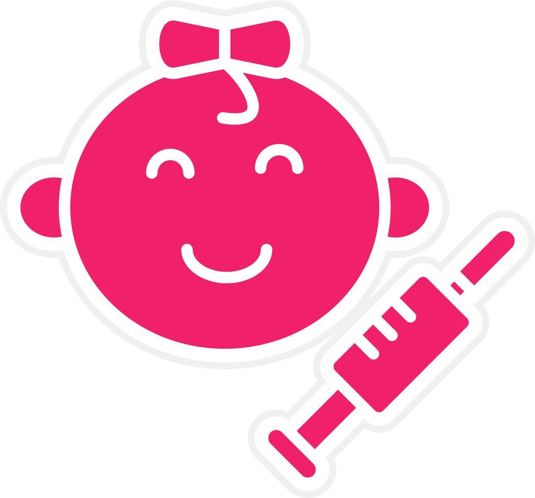 Vaccination Vector Icon Style