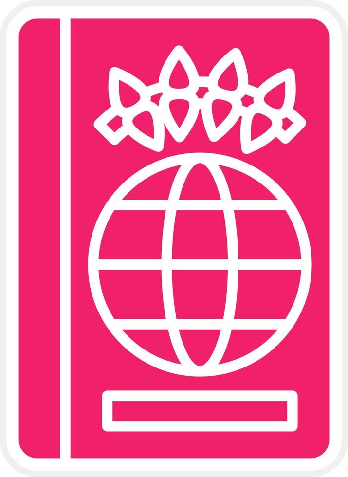 Passport Vector Icon Style