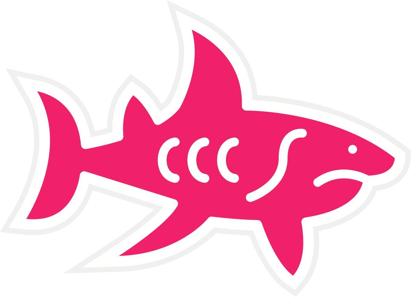 Shark Vector Icon Style