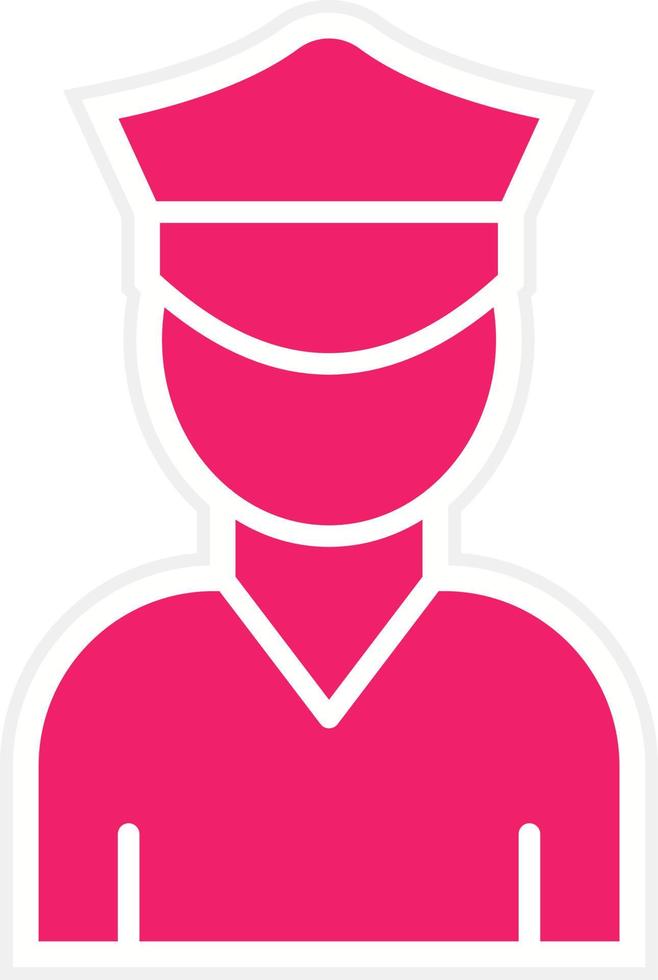 Gate Keeper Vector Icon Style