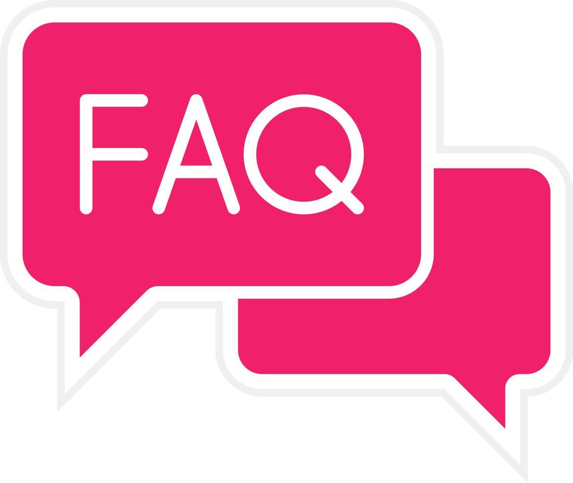 Faq Vector Icon Style