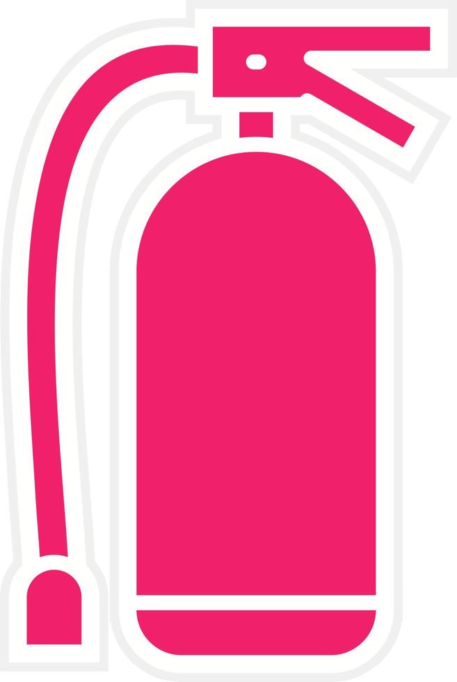 Fire Extinguisher Vector Icon Style