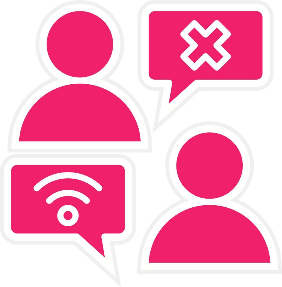 Digital Divide Vector Icon Style