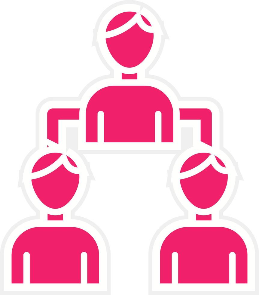Group Leader Vector Icon Style
