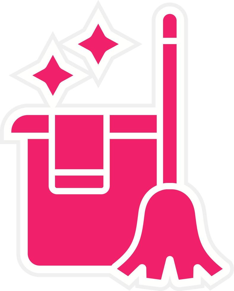 Home Cleaning Vector Icon Style