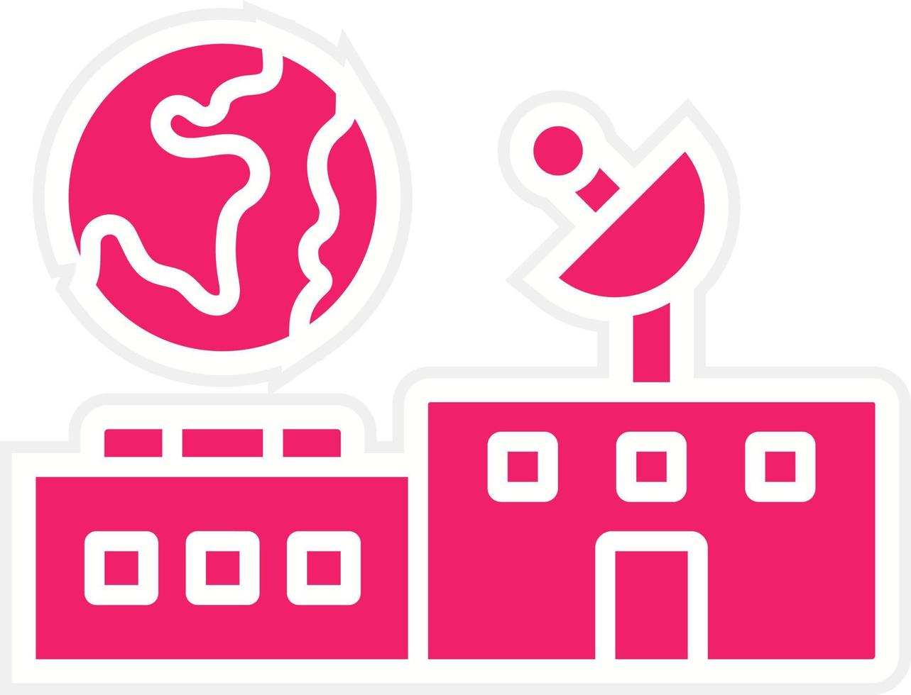 Earth Station Vector Icon Style
