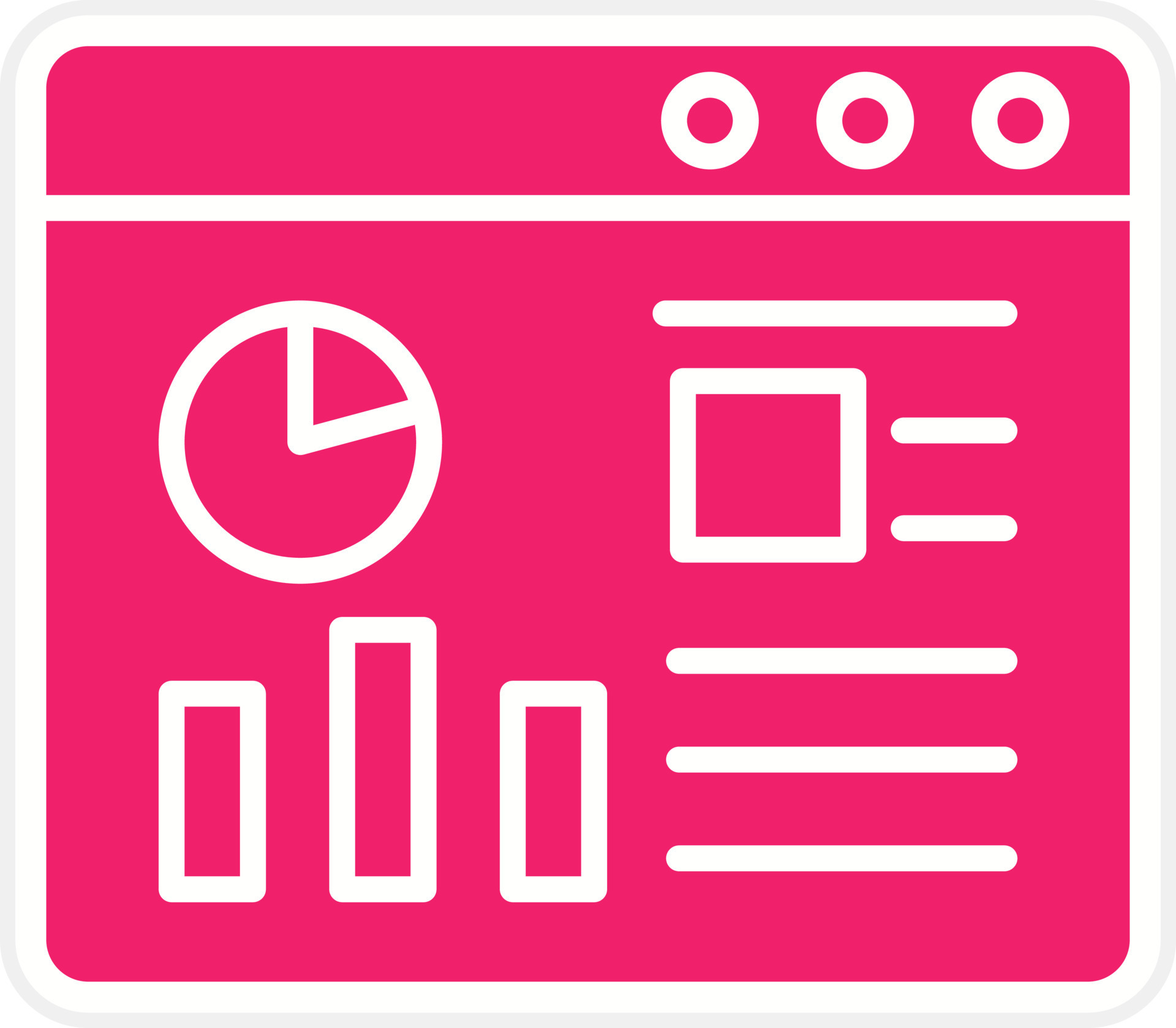 Website Dashboard Vector Icon Style 22436967 Vector Art at Vecteezy