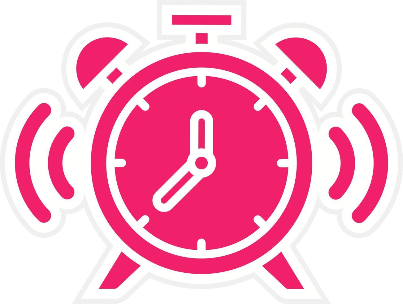 Alarm Clock Vector Icon Style