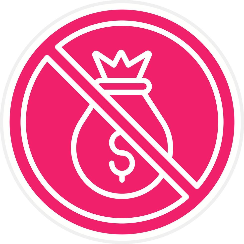 Bribery Vector Icon Style