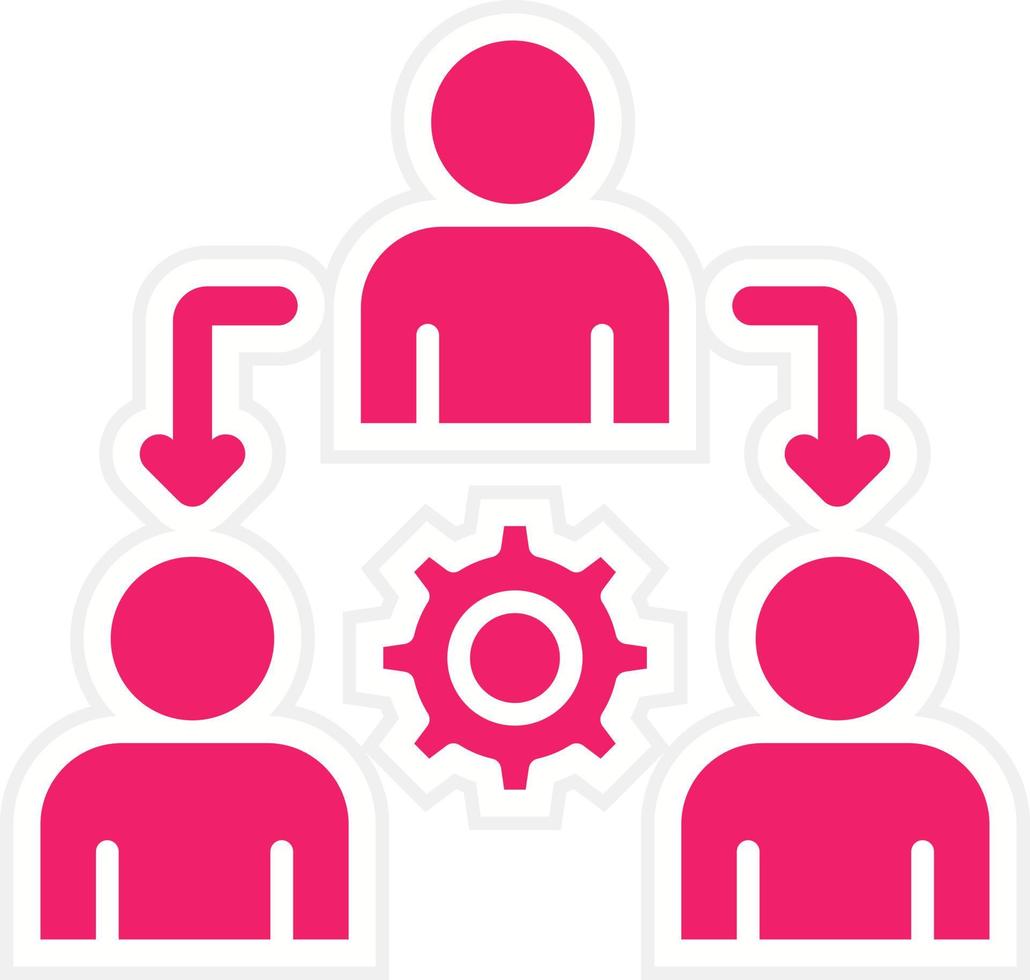 Delegate Vector Icon Style