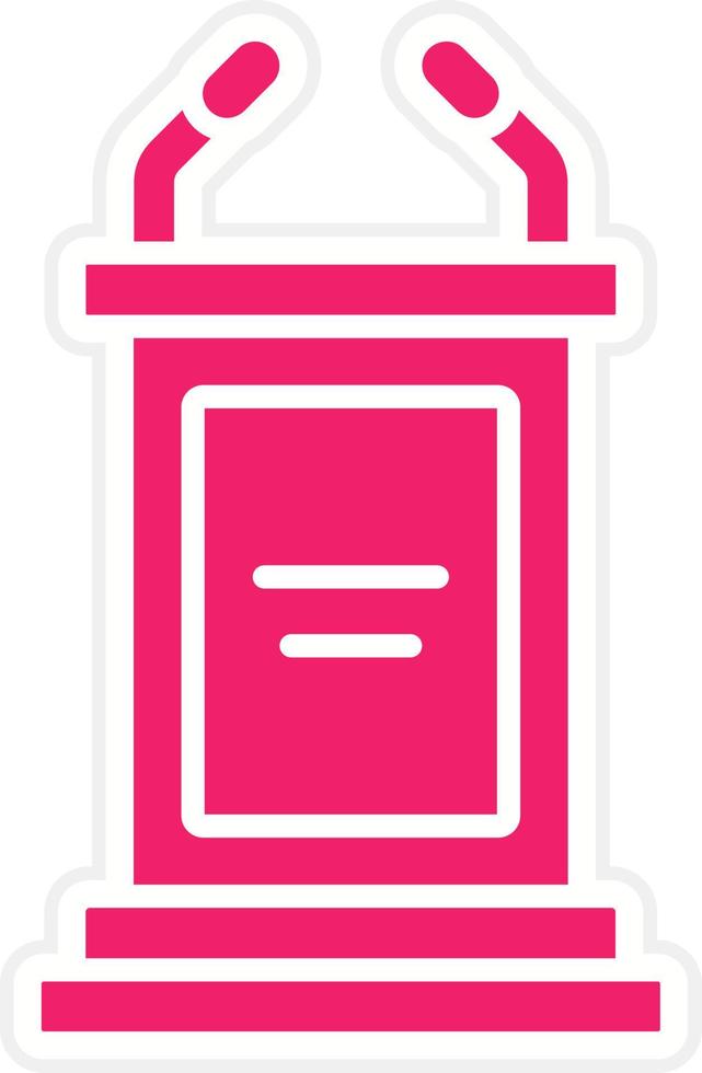 Bully Pulpit Vector Icon Style