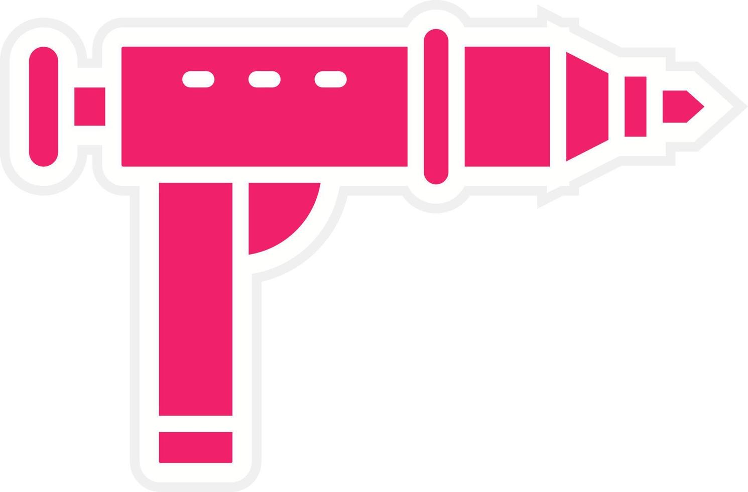 Foam Gun Vector Icon Style