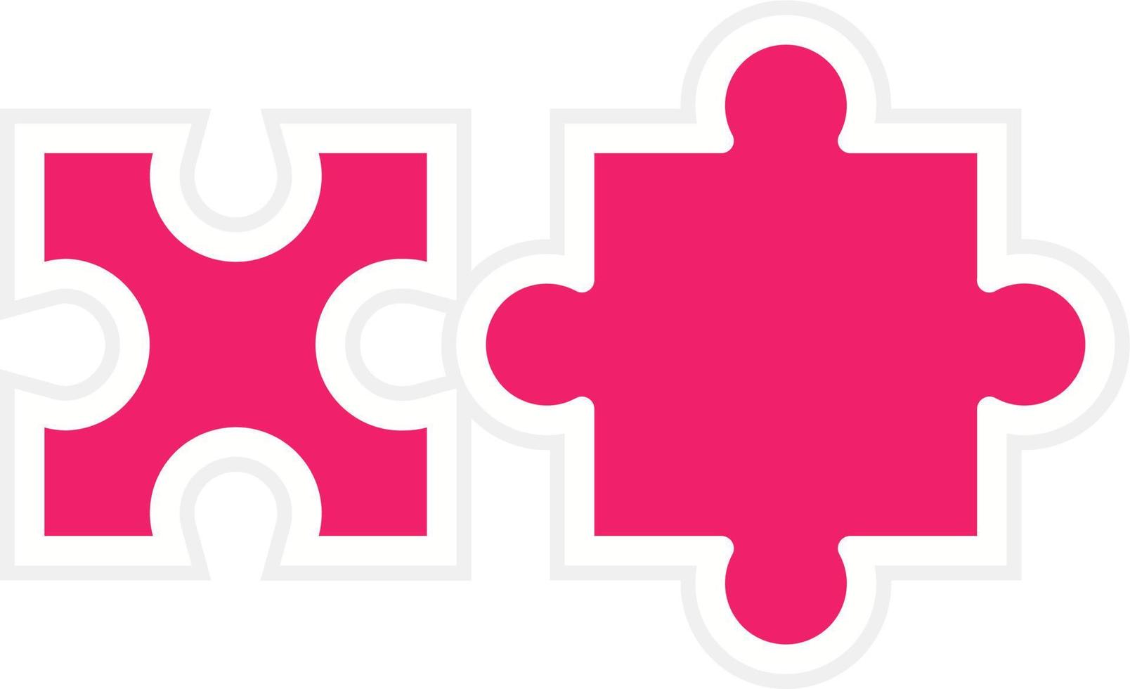 Puzzle Piece Vector Icon Style
