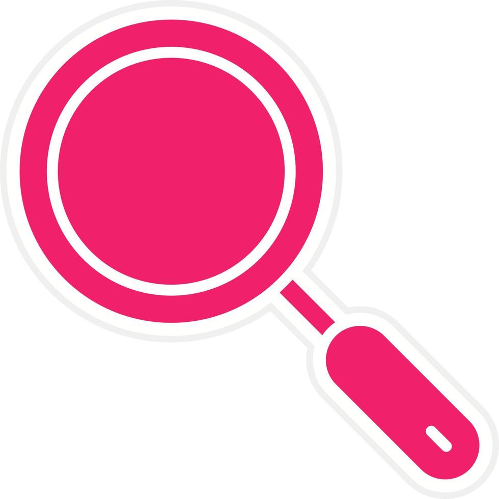 Magnifying Glass Vector Icon Style