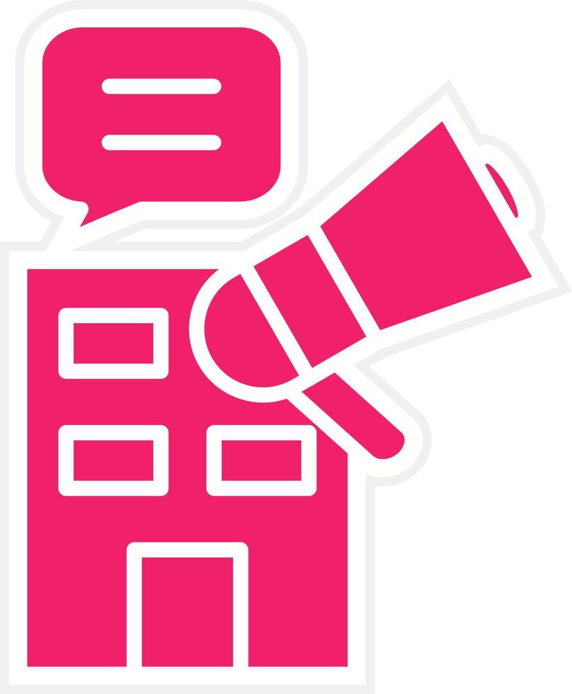 PR Firm Vector Icon Style