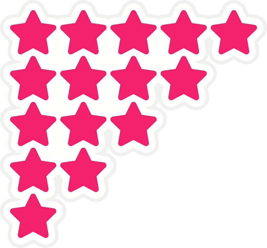 Star Rating Vector Icon Style