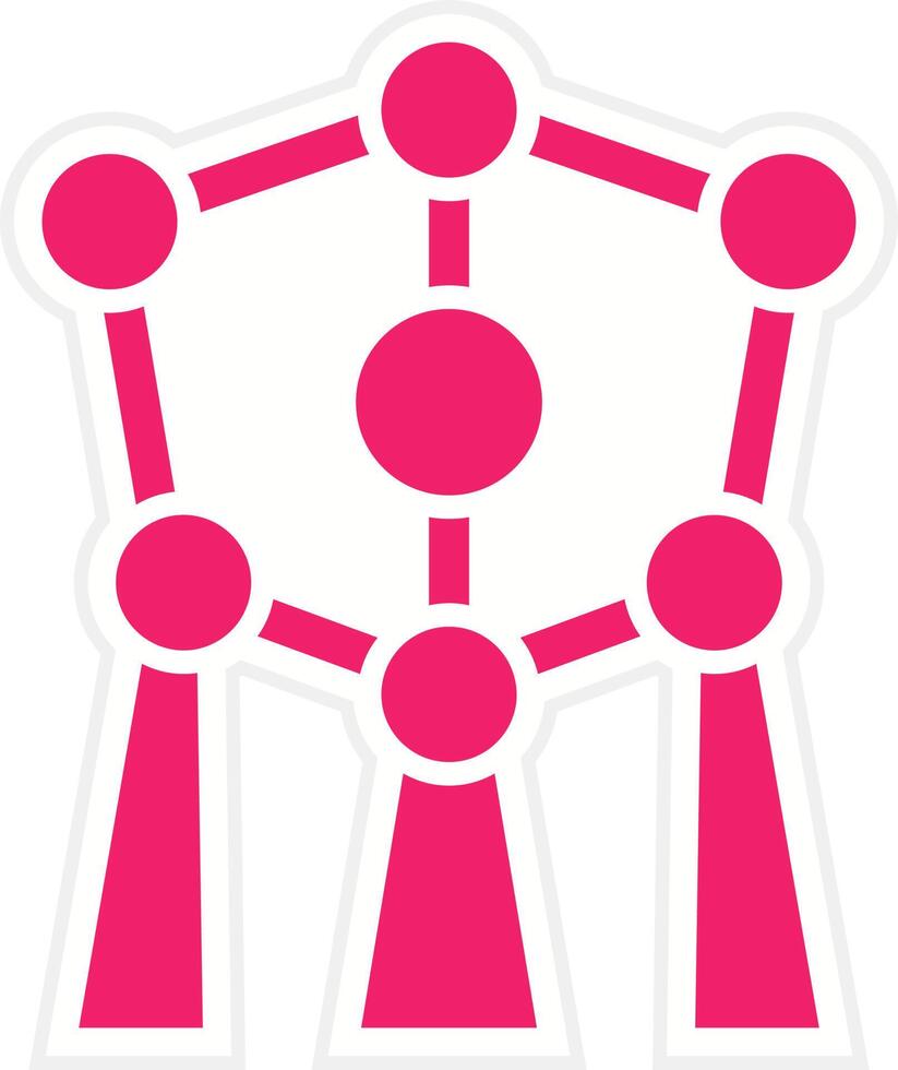 Atomium Vector Icon Style
