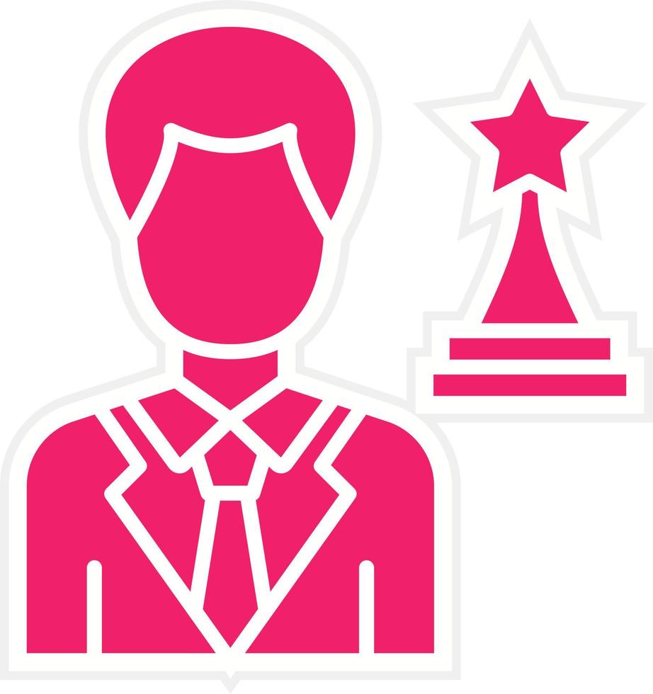 Actor Vector Icon Style