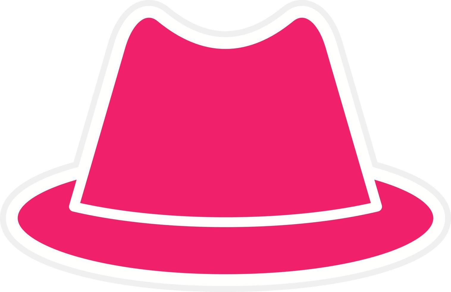 Cowboy Hat Vector Icon Style
