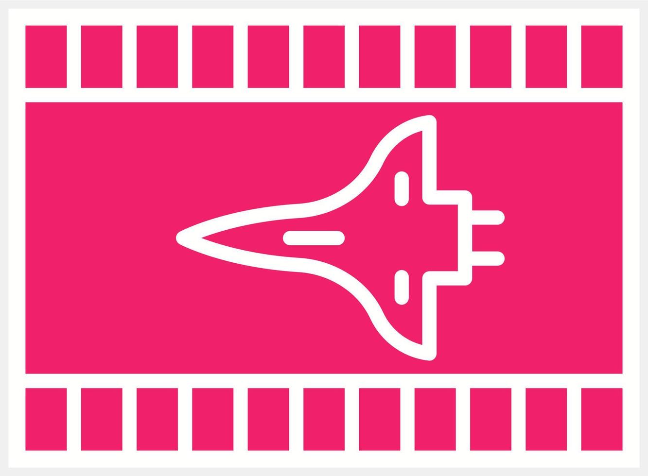 Sci fi Movie Vector Icon Style