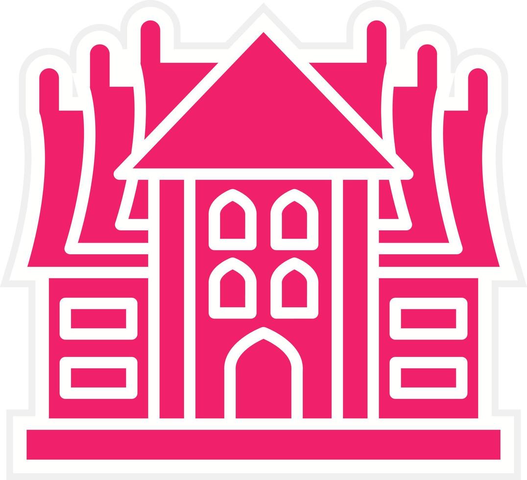Temple Vector Icon Style
