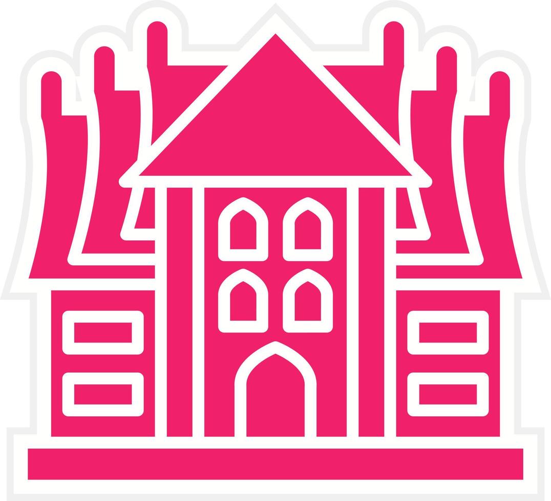 Temple Vector Icon Style