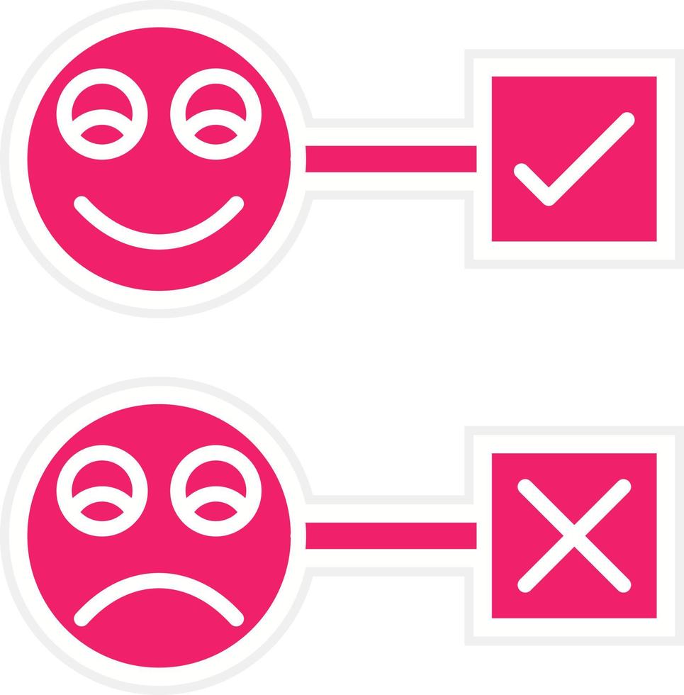 Satisfaction Survey Vector Icon Style