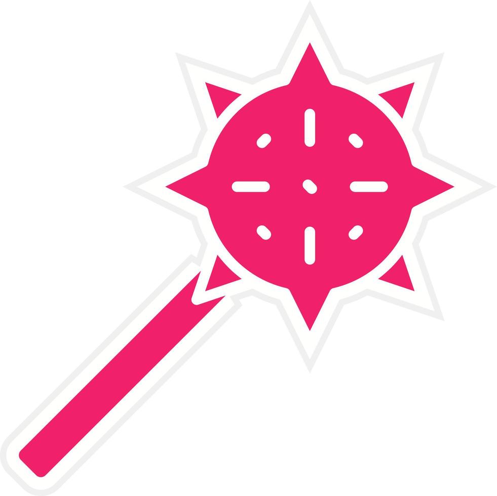 Mace Vector Icon Style